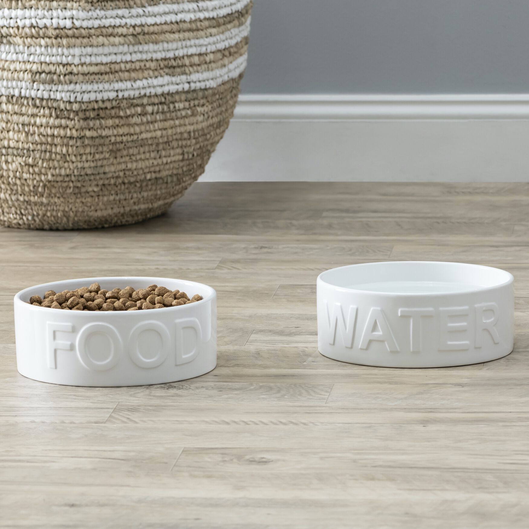 Set Of Classic Water And Food Pet Bowls Pet, , alternate image number 2