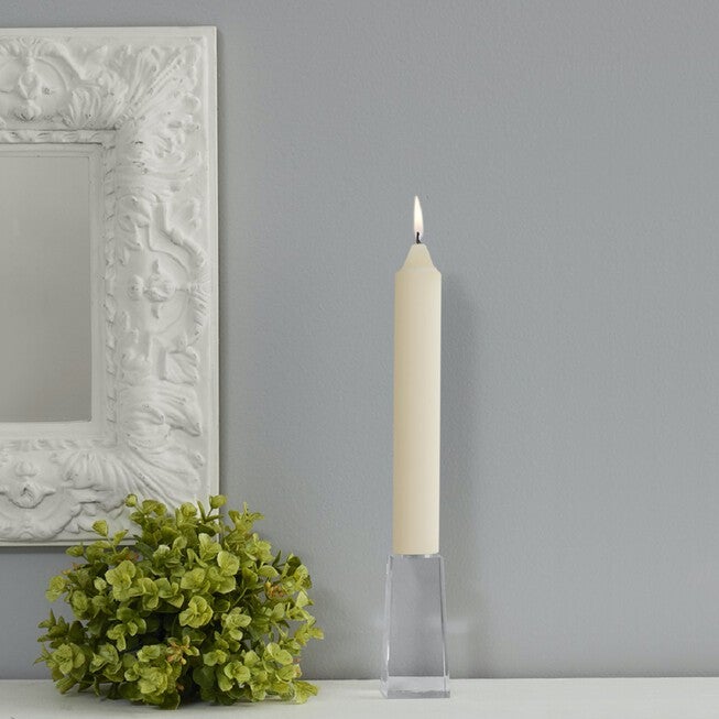 Smooth Collenette 9 inch Ivory Unscented Taper Candle, Box of 4, , on-hover image number 1