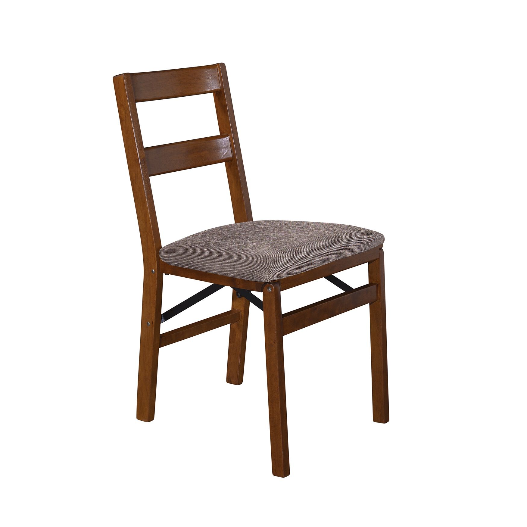 Classic Back Wood Folding Chairs, Set Of 2, FRUITWOOD, hi-res image number 0