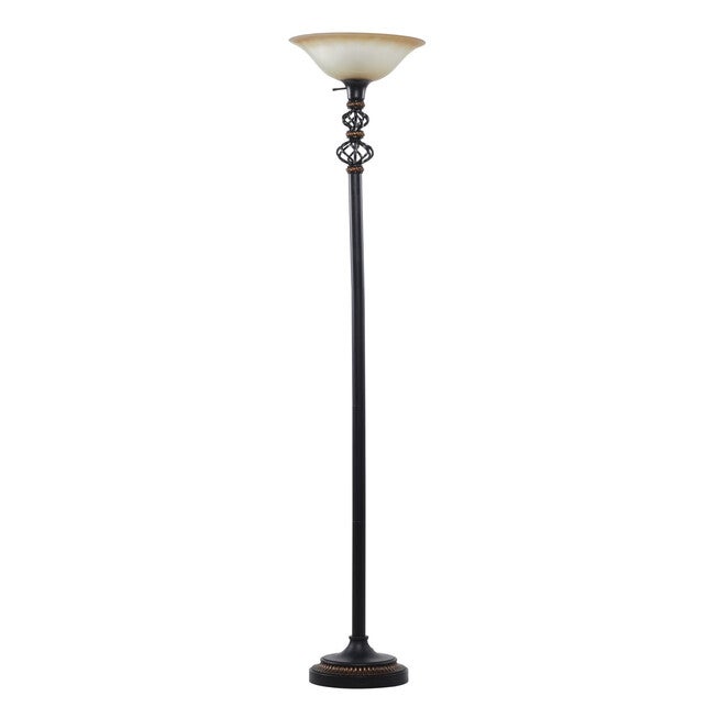 Black Metal Traditional Floor Lamp, , alternate image number null