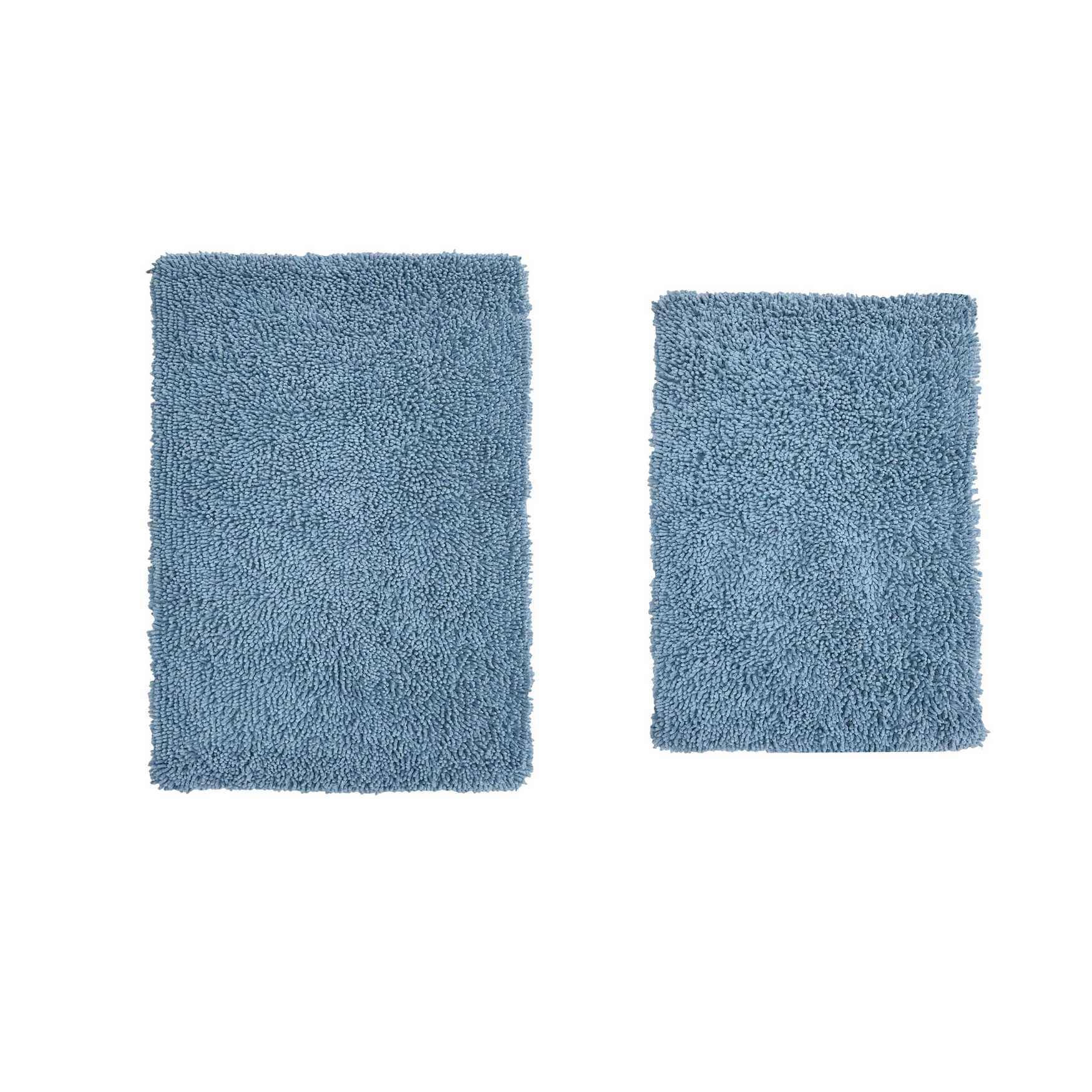 Fantasia 2 Piece Set Bath Rug Collection, BLUE, hi-res image number 0