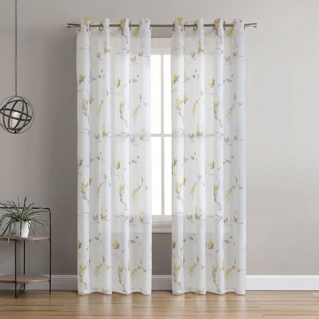 Habitat Symphony Indoor Single Grommet Curtain Panel, , alternate image number 5