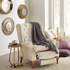 Oversized Queen Anne Style Tufted Wingback Recliner, , alternate image number 1