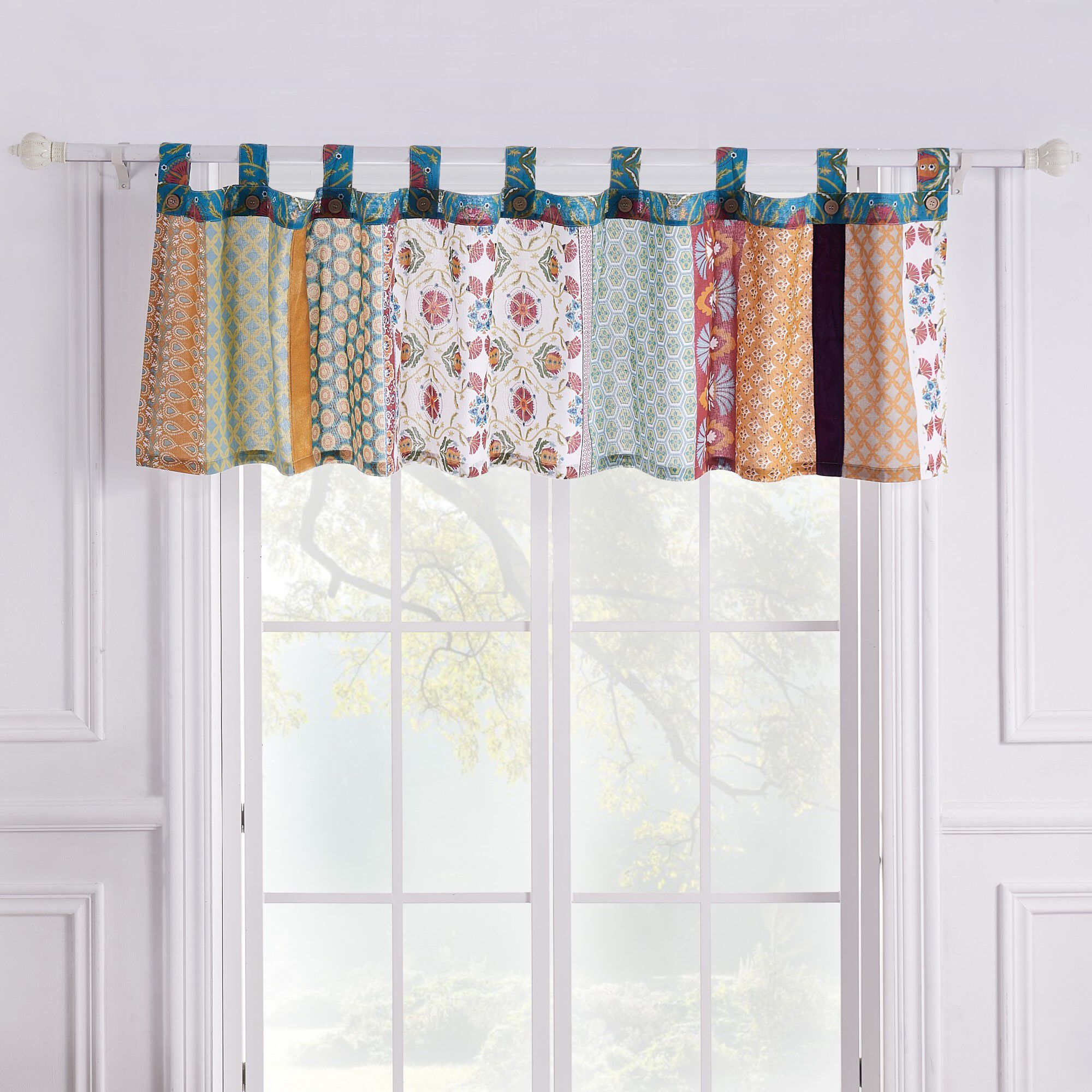 Thalia Window Treatment Valance Curtains, Tango, TANGO, alternate image number 2