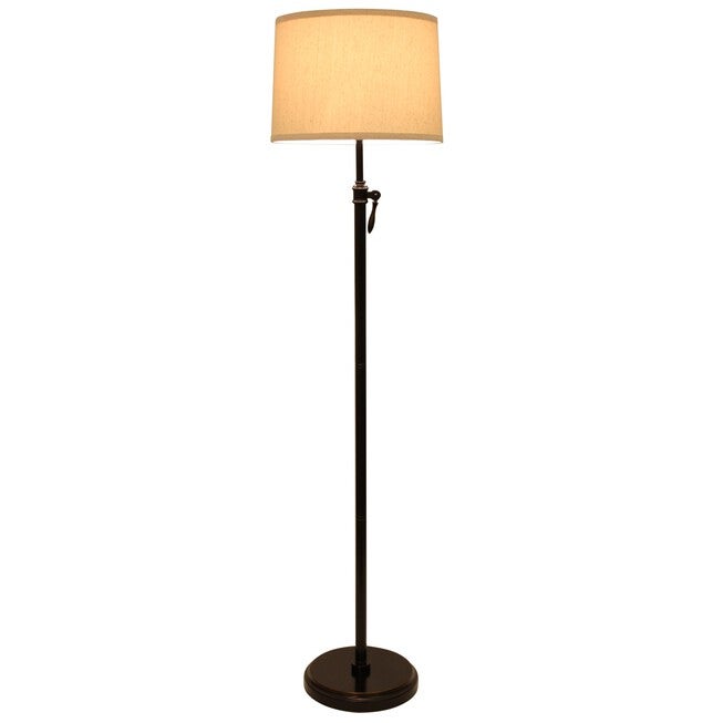 Adjustable Floor Lamp , OIL RUBBED BRONZE, hi-res image number null