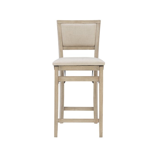 Keira Grey Wash Pad Back Folding Cnter Folding Stools, , alternate image number null