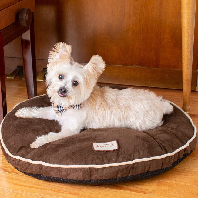 Poly Fill Dog Cushion Bed Pad, Sage Green, , on-hover image number 1