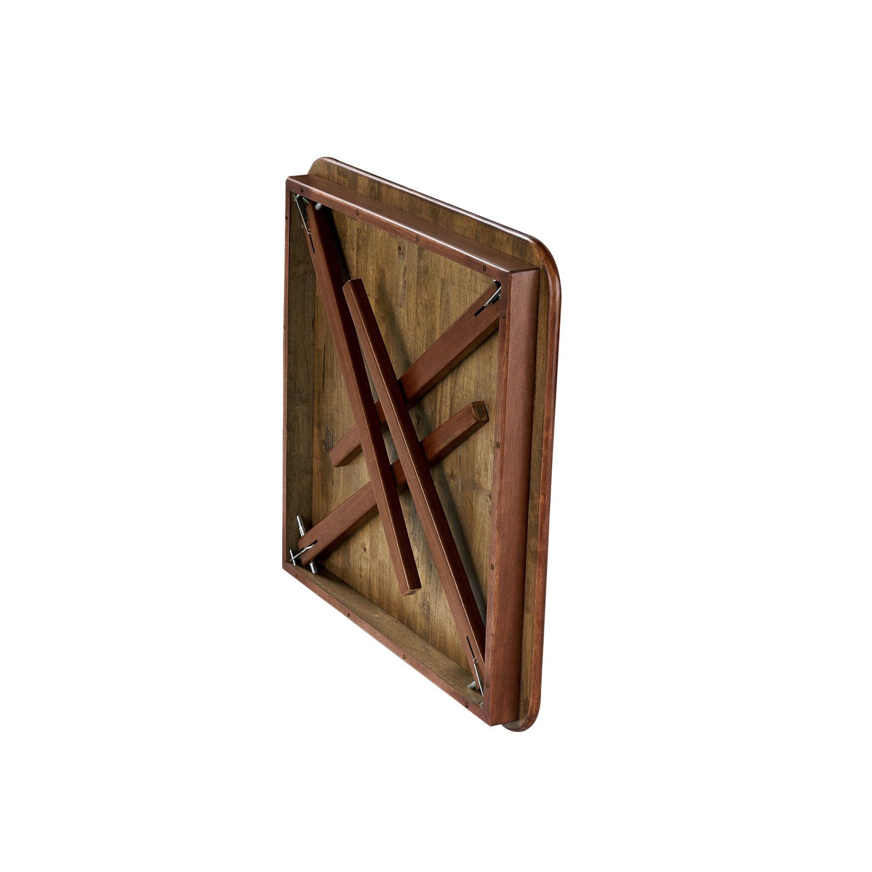 Straight Edge Wood Folding Card Table, , alternate image number 3