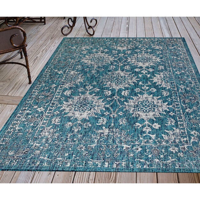 Liora Manne Carmel Vintage Floral Indoor/Outdoor Rug, , alternate image number null