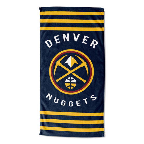 Nuggets Stripes Beach Towel, MULTI, hi-res image number null