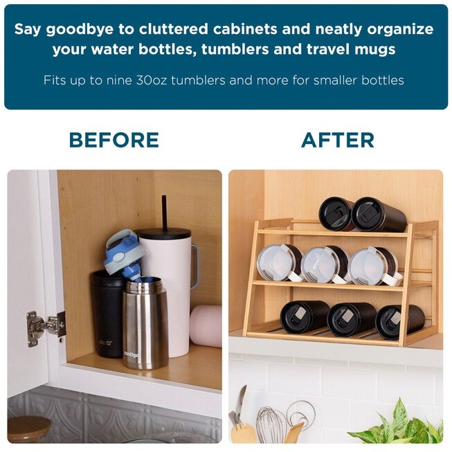 3-Tier Water Bottle Organizer, , alternate image number null