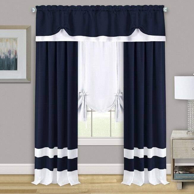 Darcy Window Curtain Tie Up Shade - 58x63, , alternate image number null