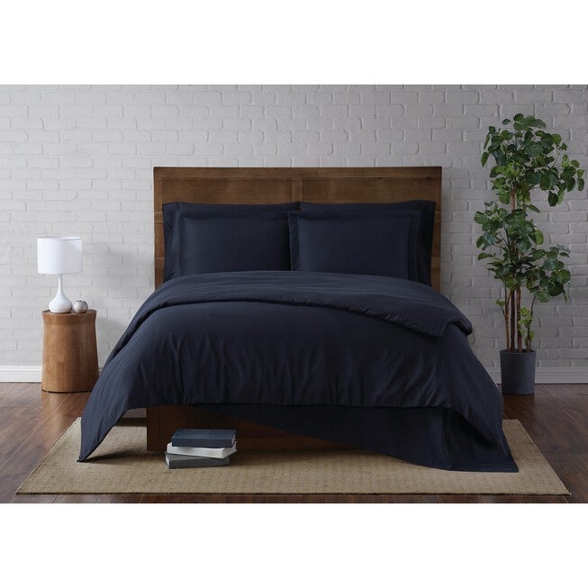 Everyday Duvet Set, BLACK, hi-res image number 0