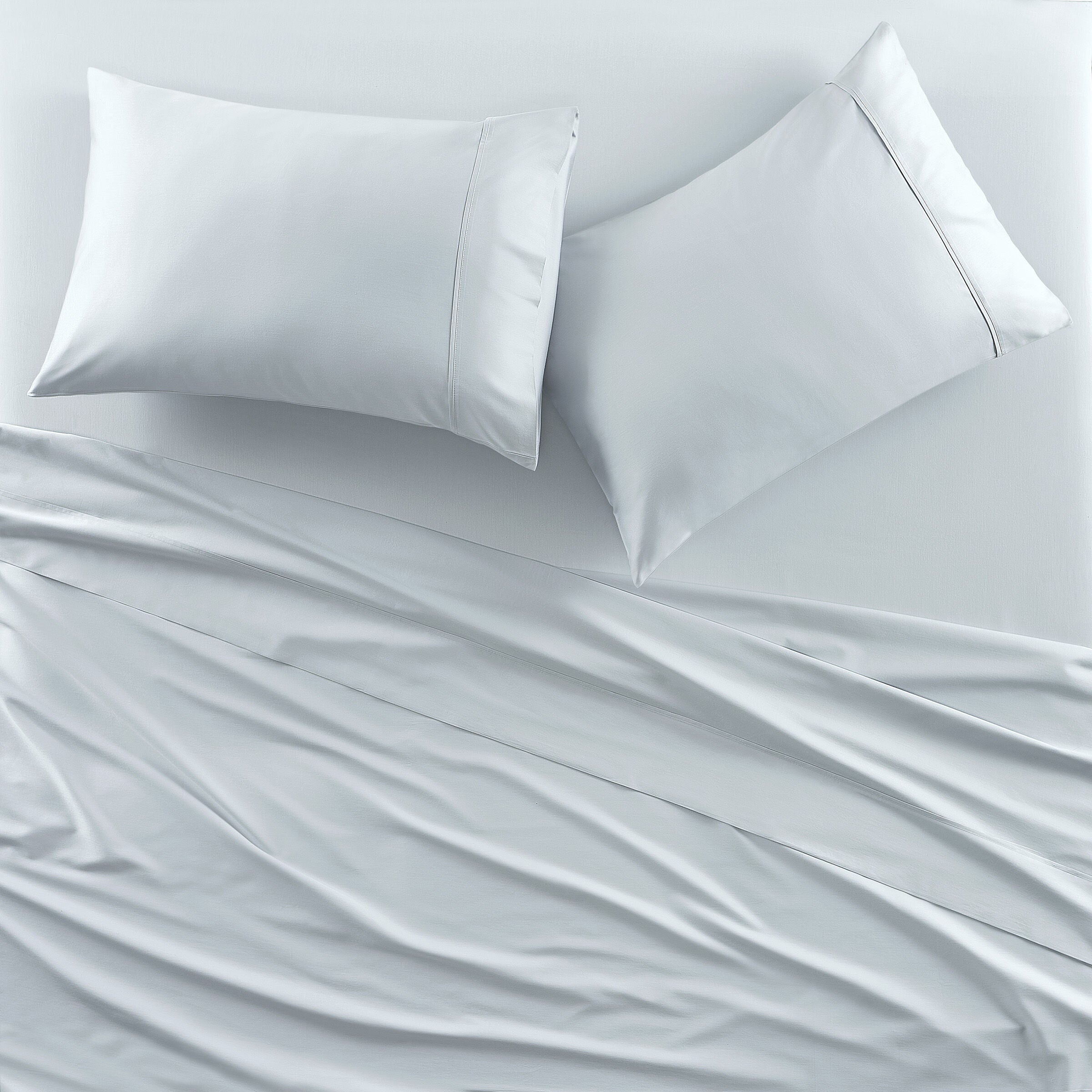 PREMIER SATEEN PILLOW CASE PAIR, STERLING, alternate image number 1