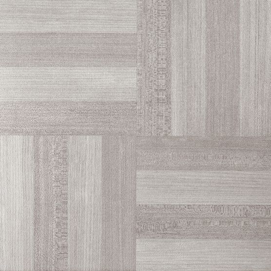 Sterling 12" x 12" Self Adhesive Vinyl Floor Tile - 45 Tiles/45 sq. Ft, GREY WOOD, hi-res image number null