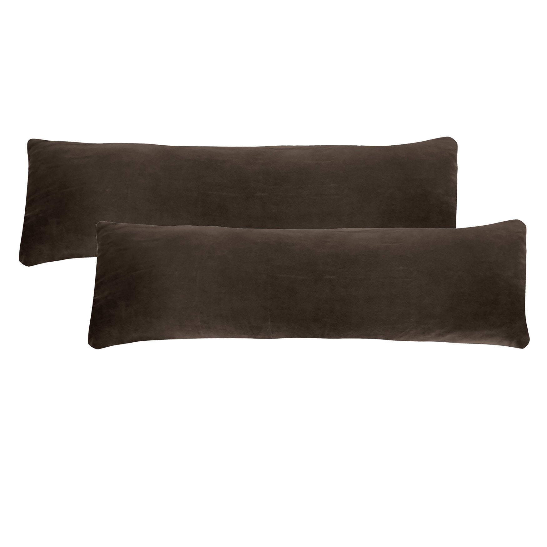 Fresh Ideas Microsuede Body Pillow Cover 2-Pack Body Pillow Cover, DARK BLUE, hi-res image number 0