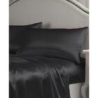 Belles & Whistles Black Satin Sheet Set, , alternate image number null