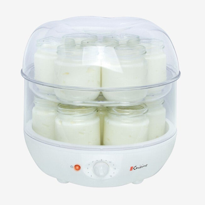 Euro Cuisine Expansion Tray for Euro Cuisine YM80 - YM100 and YMX650 Yogurt Maker, CLEAR, hi-res image number null