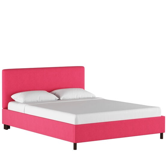 Sawyer Platform Bed in Aiden Almond, LINEN FUSCHIA, hi-res image number null