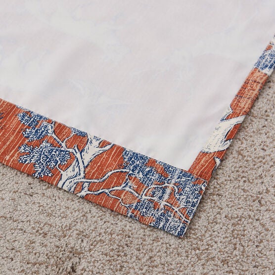 Menagerie Saffron Curtain Panel Pair, , alternate image number null