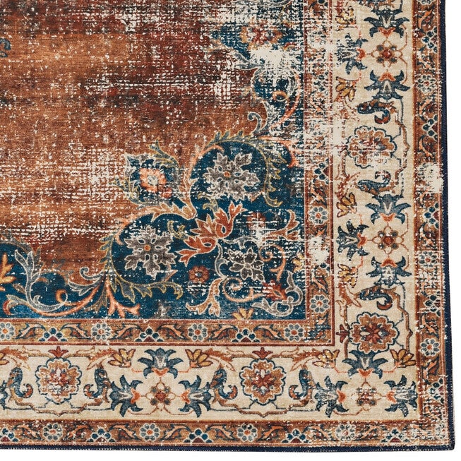 Washable Foster Russet/Ivory Rug, , alternate image number 3