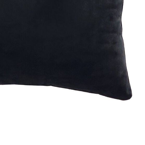 Edie @ Home Velvet Rocker Skeletons Decorative Throw Pillow 18X18, Black, , alternate image number null