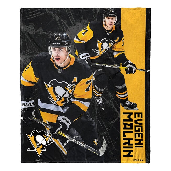 Nhl 575 Penguins- Evgeni Malkin Silk Touch Throw Blanket, MULTI, hi-res image number null