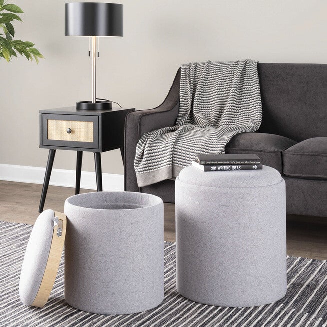 Nesting Ottoman Set, , alternate image number 8
