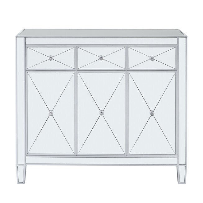 Mirage 3-Door Mirrored Cabinet, , alternate image number null