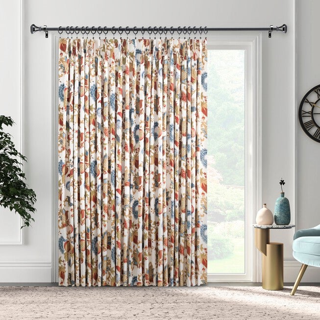 Cambridge Curtain Pinch Pleat Patio Panel, MULTI, hi-res image number 0