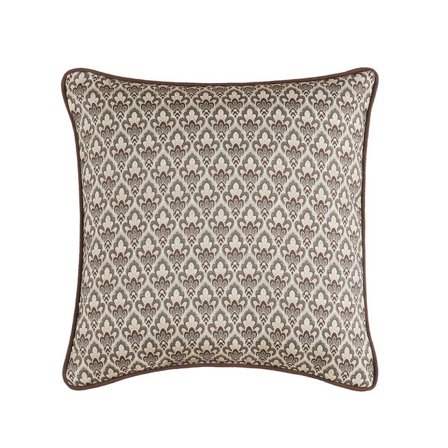 Maren 16 Inch Square Decorative Throw Pillow, CHOCOLATE, hi-res image number 0