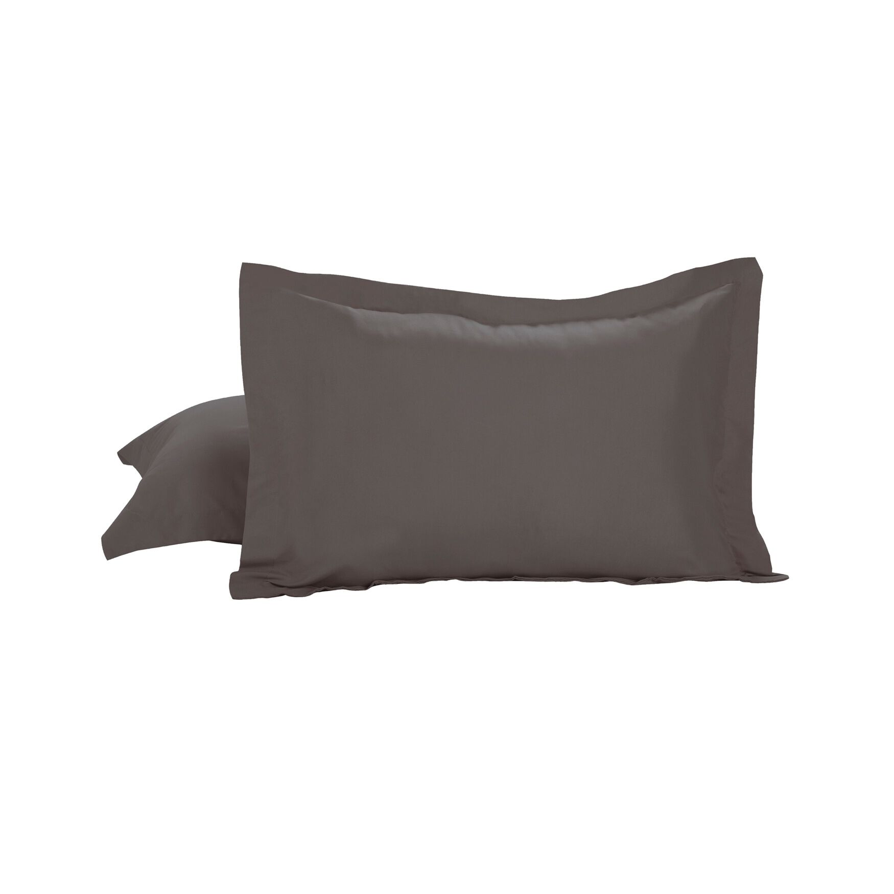 Luxury Hotel Tailored 2-Pack Standard/Queen Shams, GREY, hi-res image number 0