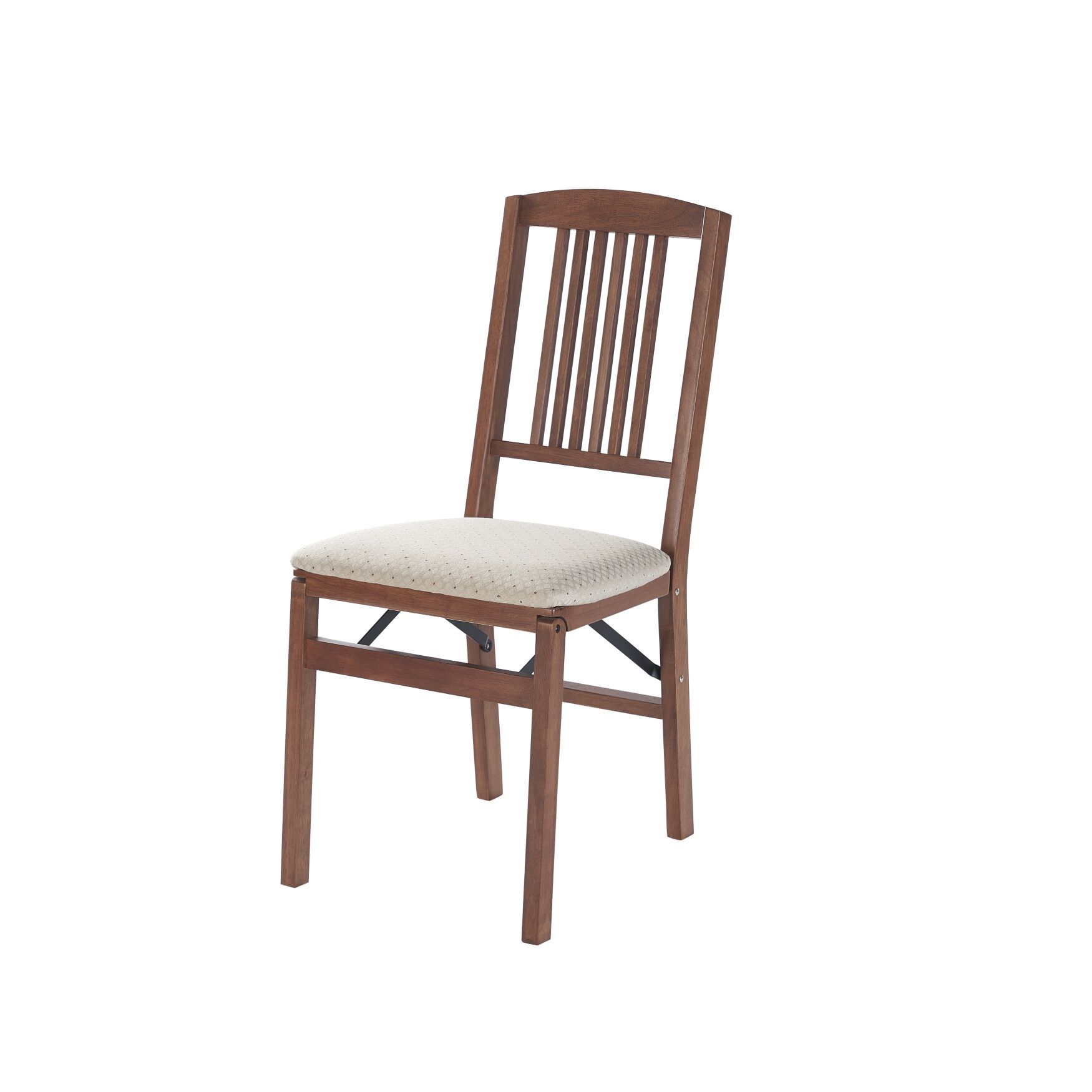 Simple Mission Wood Folding Chairs, Set Of 2, CHERRY, hi-res image number 0