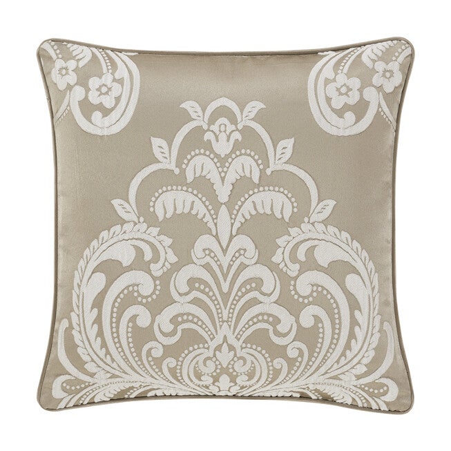 Potenza Sand 20 Inch Square Decorative Throw Pillow, SAND, hi-res image number 0