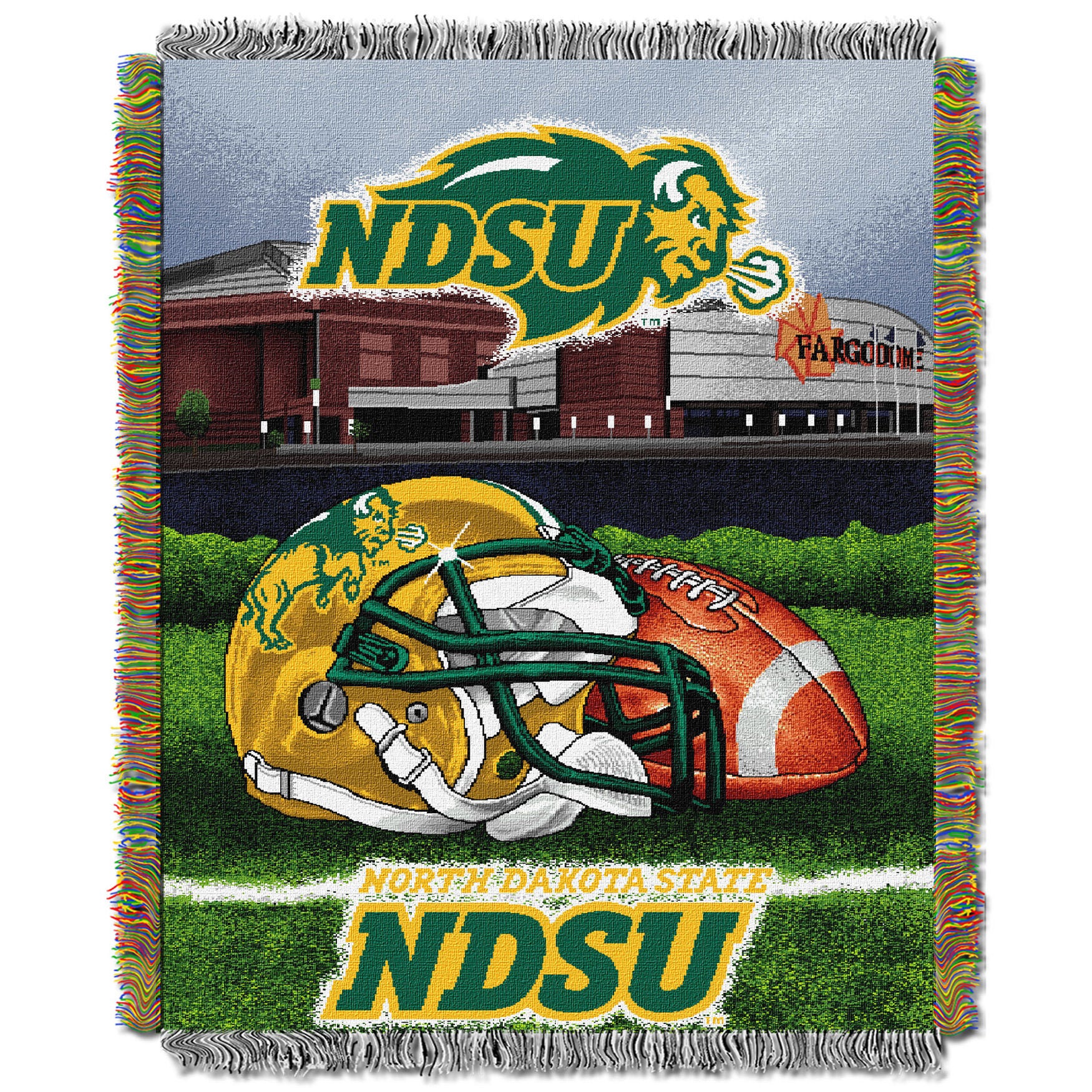 North Dakota State HFA Throw, MULTI, hi-res image number 0