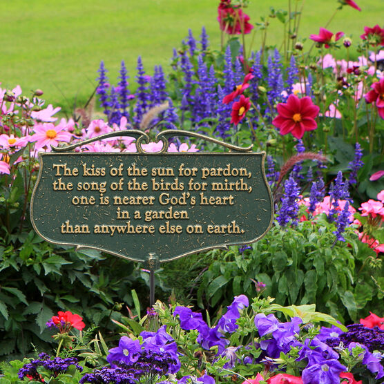The Kiss of the Sun Garden Poem Sign, , alternate image number null