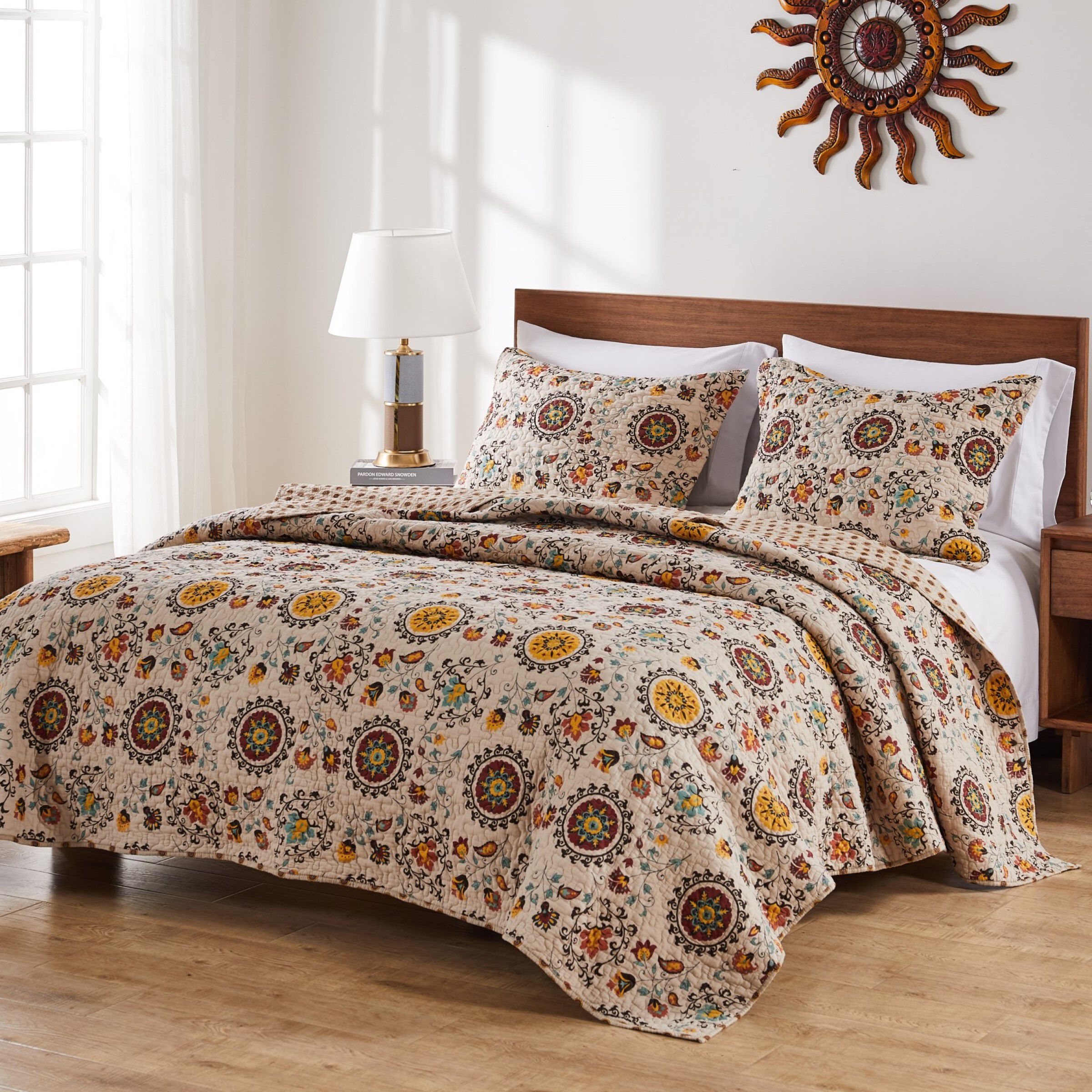 Andorra 100% Cotton Quilt Set, MULTI, hi-res image number 0