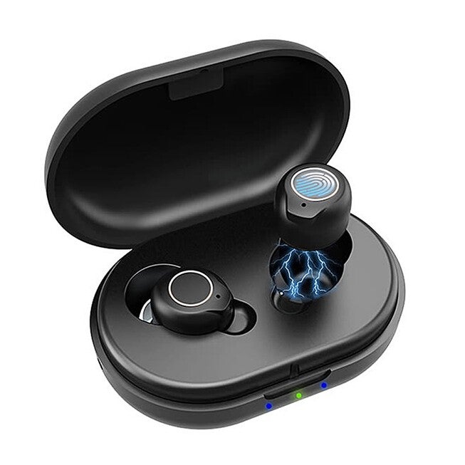 Invisible Hearing Aids With Charging Case Wellness, BLACK, hi-res image number null