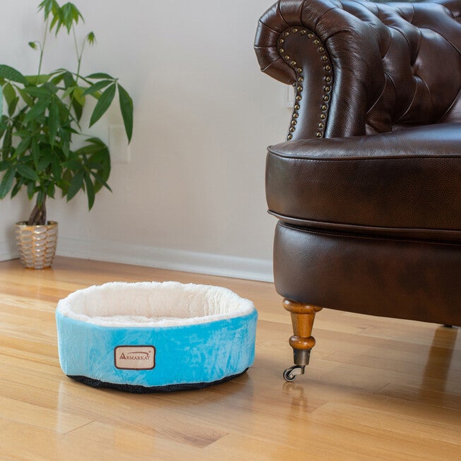 15 inches Soft Plush Round Dount Cat Beds, Dog Cuddler, , on-hover image number null