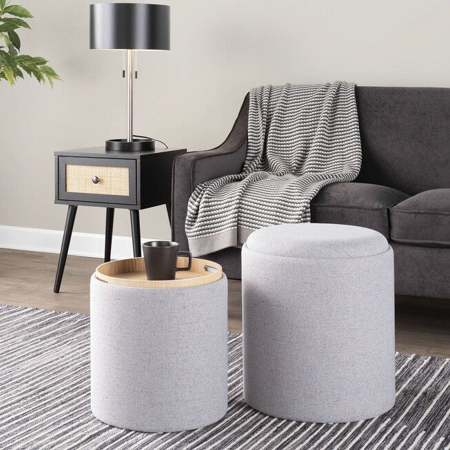 Nesting Ottoman Set, , alternate image number 6
