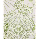 Fine Line Embroidered Floral 18x18 Indoor Outdoor Decorative Pillow, , alternate image number null