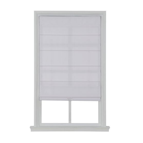 Cordless Light Filtering Fabric Roman Shades, , on-hover image number null