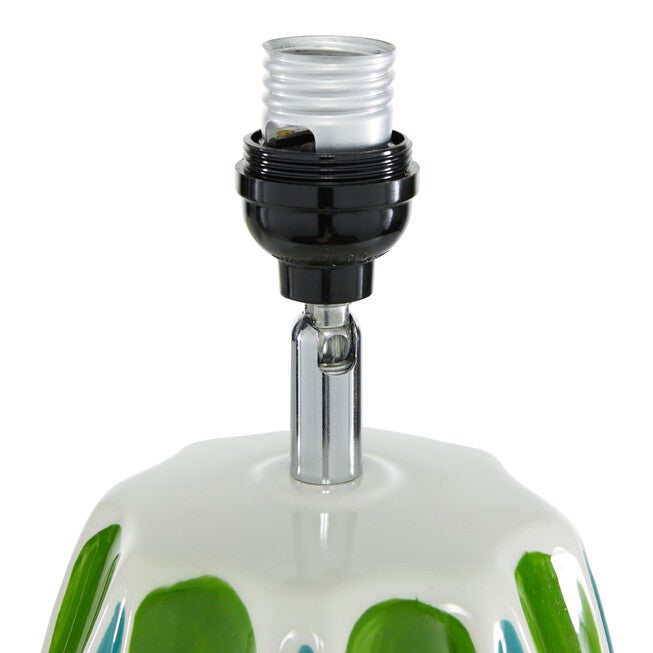 Green Stone Traditional Table Lamp, , alternate image number 4