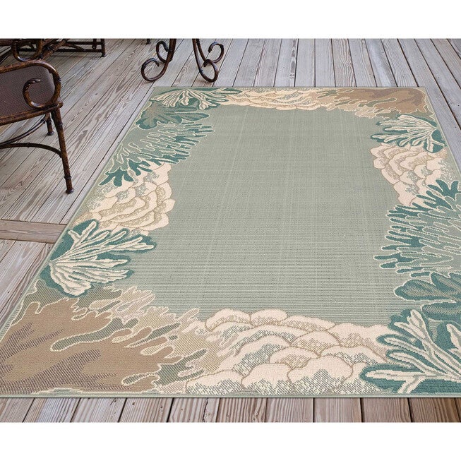 Liora Manne Riviera Reef Border Indoor/Outdoor Rug, , alternate image number 5