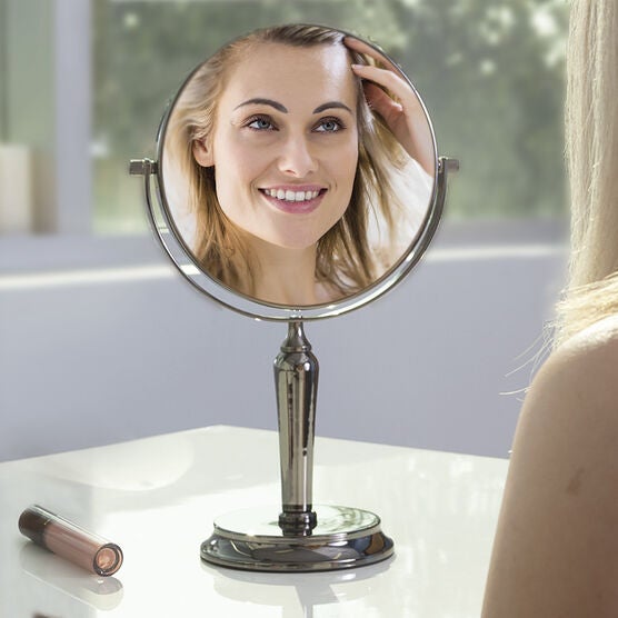 Anaheim 9'' Rotating Countertop Mirror, , alternate image number null