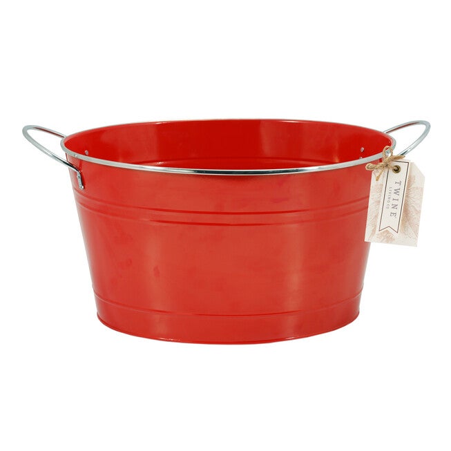Big Red Galvanized Metal Tub, , alternate image number 8