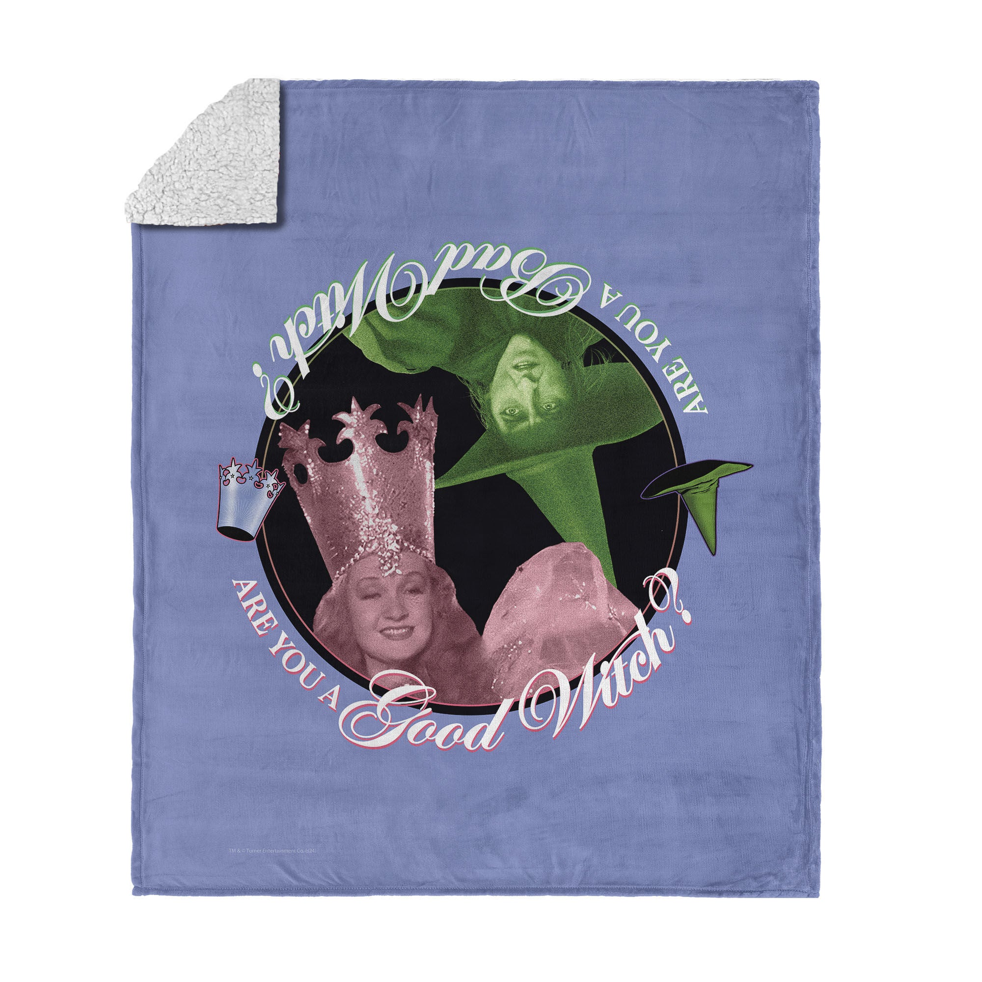 Warner Bros. The Wizard of Oz Good Witch Silk Touch Sherpa Throw Blanket 50x60 Inches, OZ THROW, hi-res image number 0