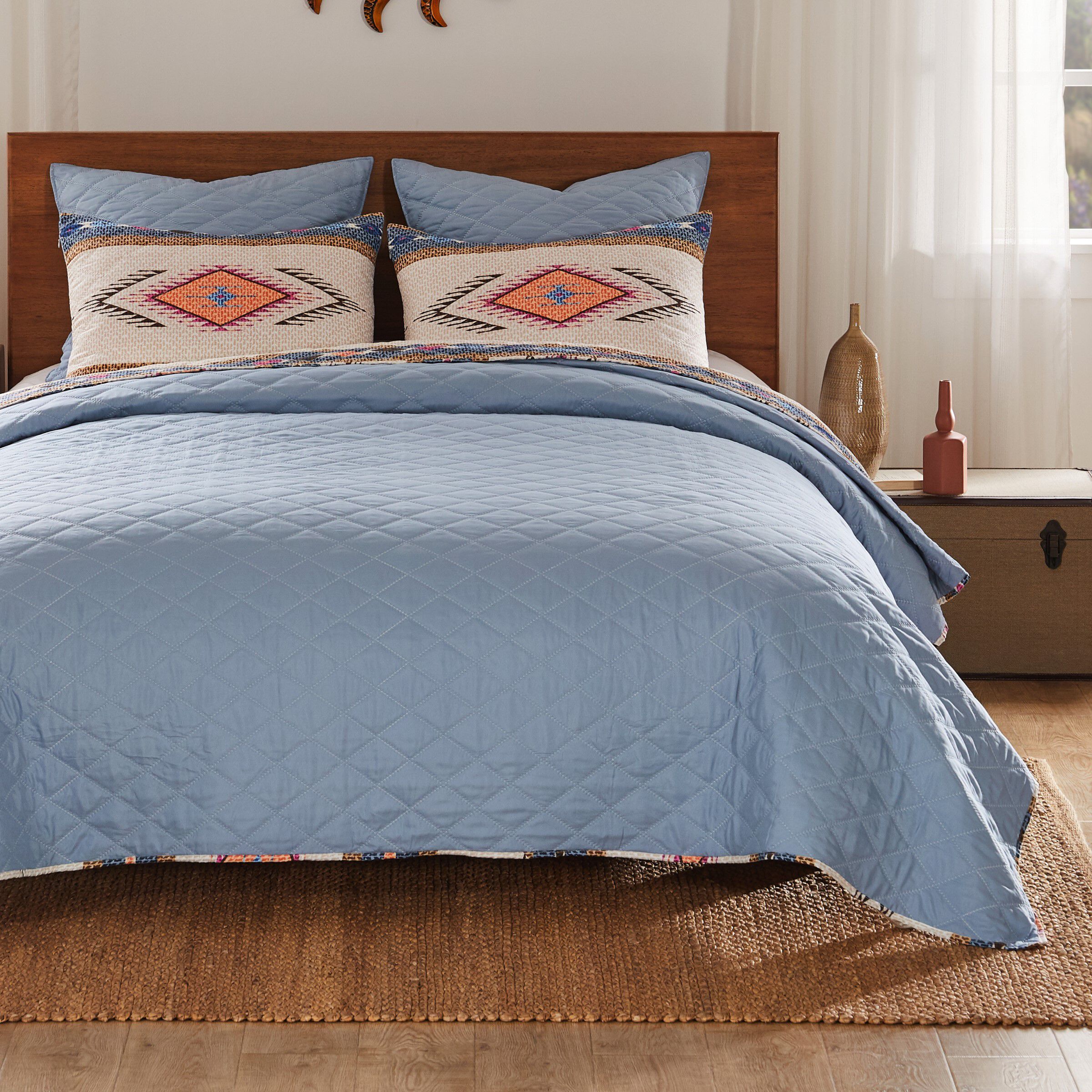 Greenland Home Fashions Cheyenne Southwestern Boho Quilt Set, SPIRIT, alternate image number 3