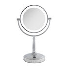 Cordless Dual-Sided LED Lighted Vanity Mirror, CHROME, hi-res image number null