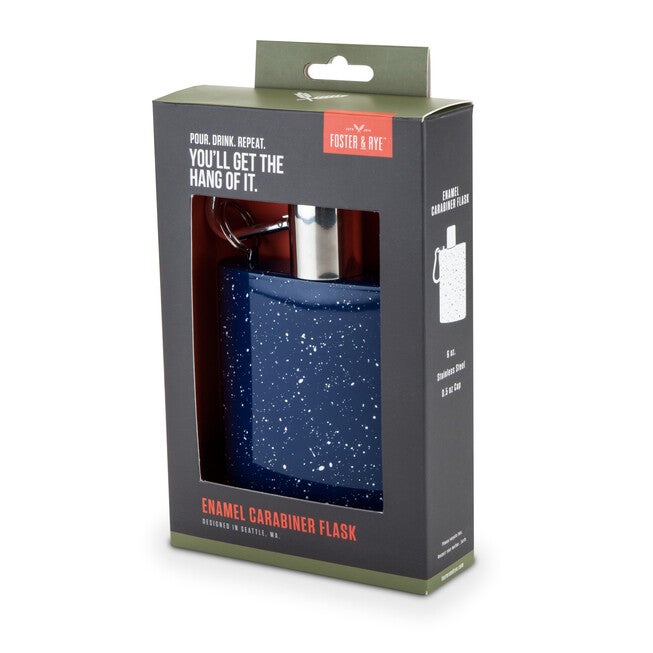 Enamel Carabiner Beverage Flask, , alternate image number null